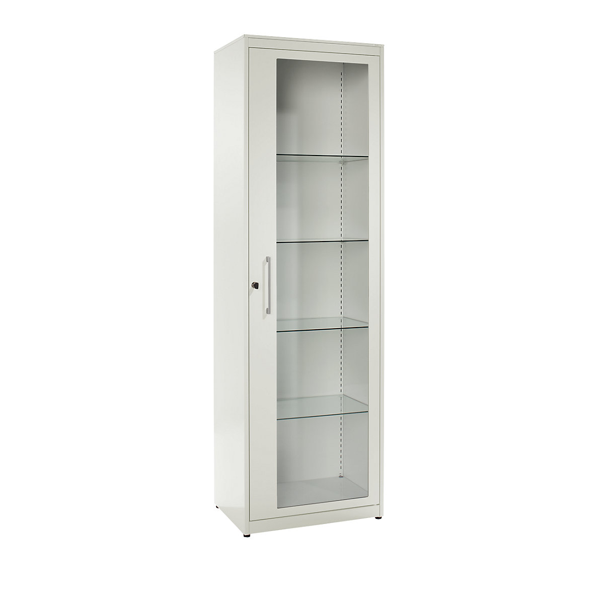 First aid cupboard – mauser, 1 hinged door, 4 shelves, pure white-4