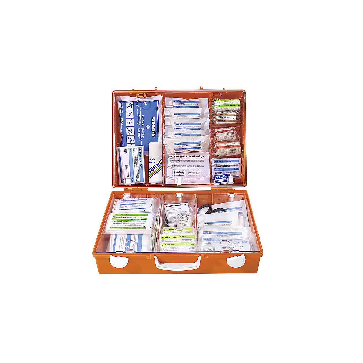 SÖHNGEN – SPECIAL first aid case, adapted to occupational hazards, contents to DIN 13157, administration