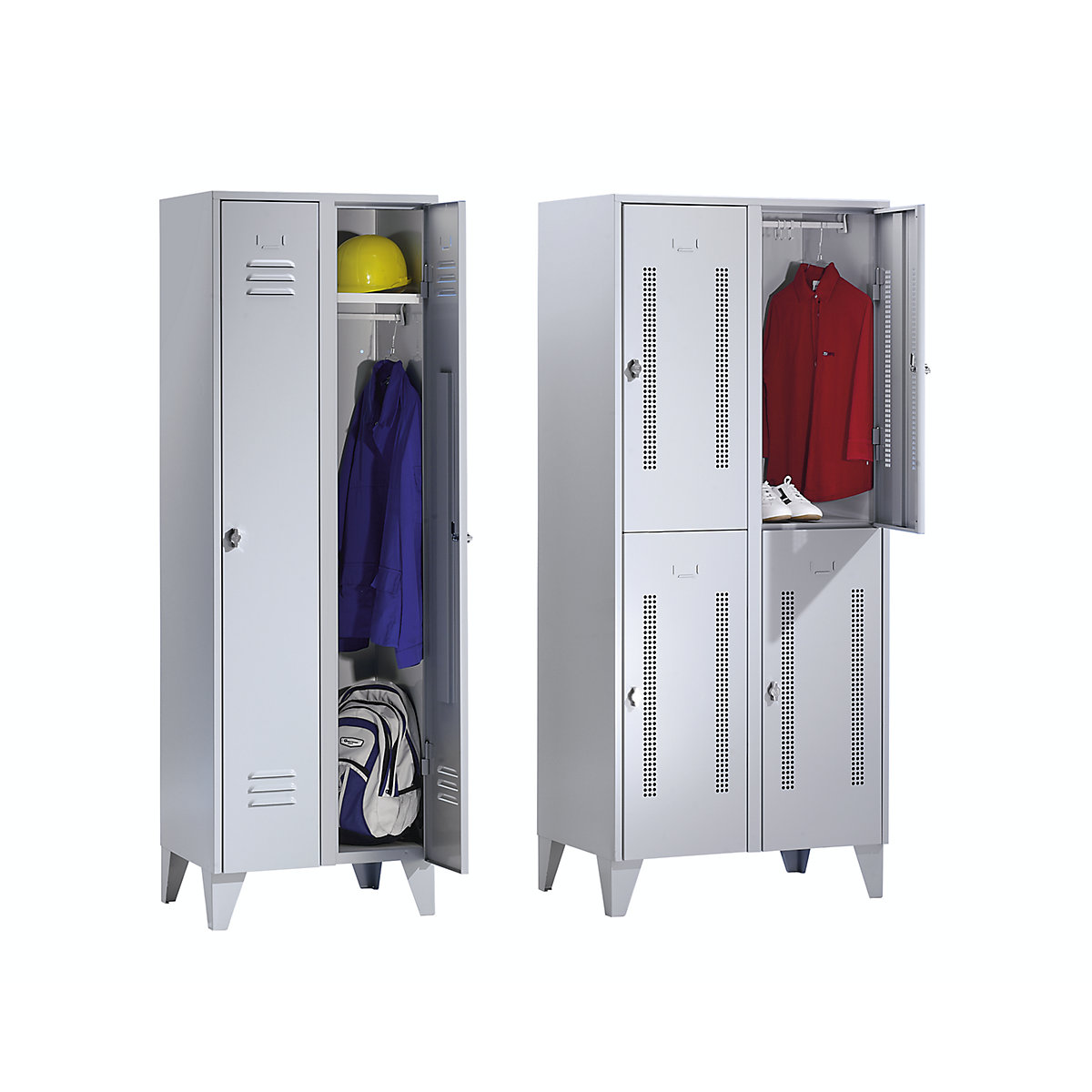Berlin 2 clothes locker – Wolf (Product illustration 3)-2