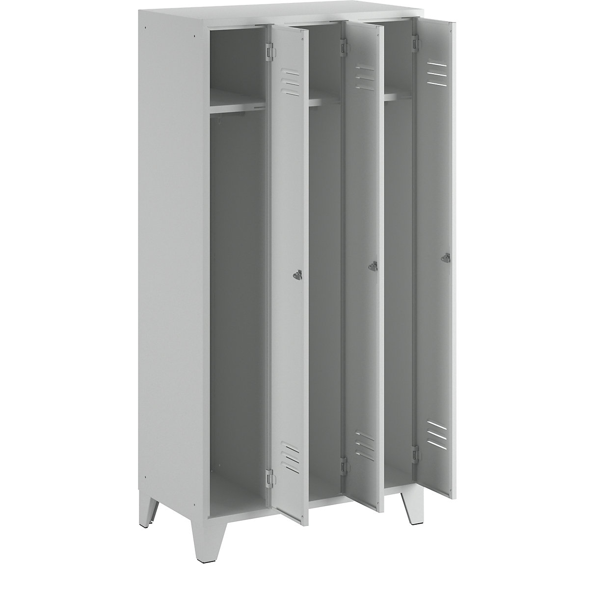 Berlin 2 clothes locker – Wolf (Product illustration 5)-4