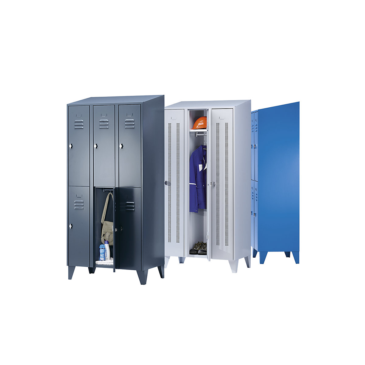 Berlin 2 double deck clothes locker - Wolf