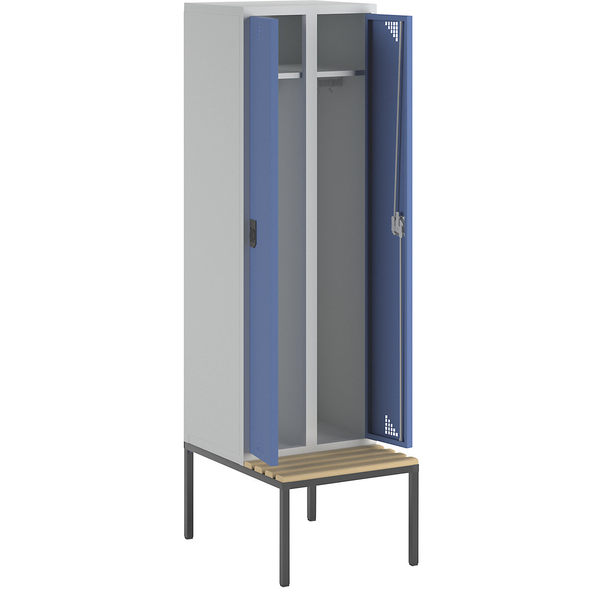 Bremen bench seat clothes locker - eurokraft pro