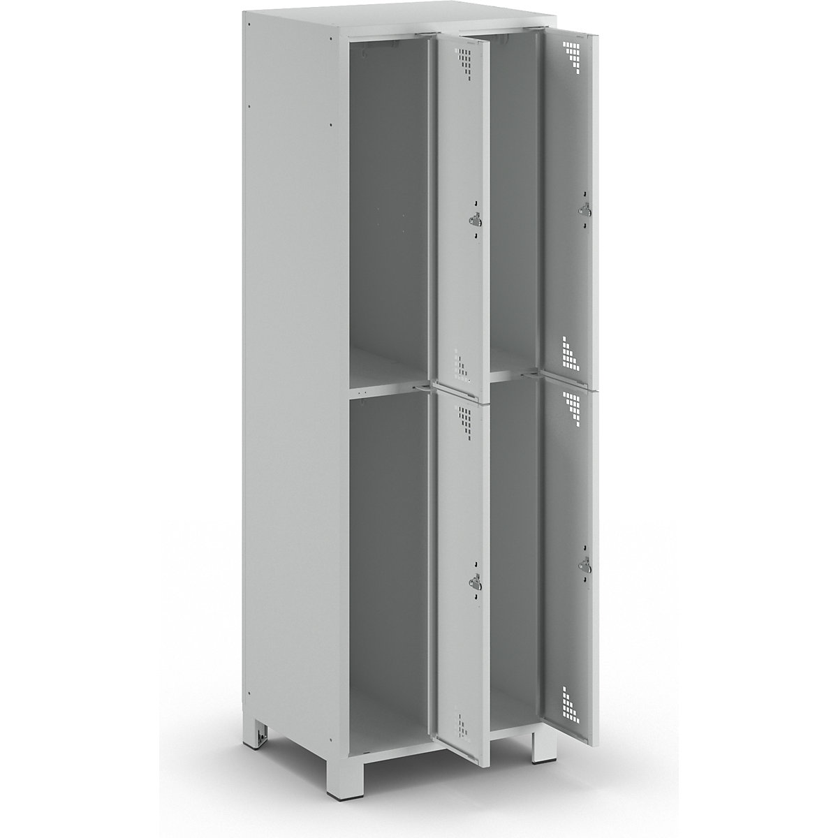 Bremen double deck clothes locker - eurokraft pro