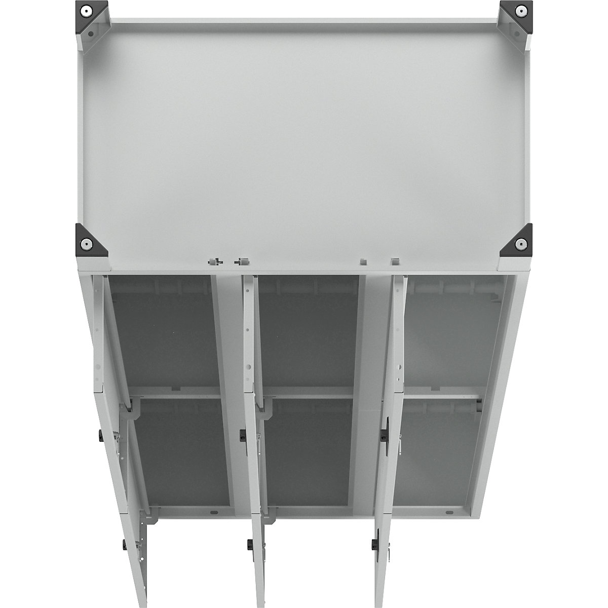 Bremen double deck clothes locker – eurokraft pro (Product illustration 5)-4