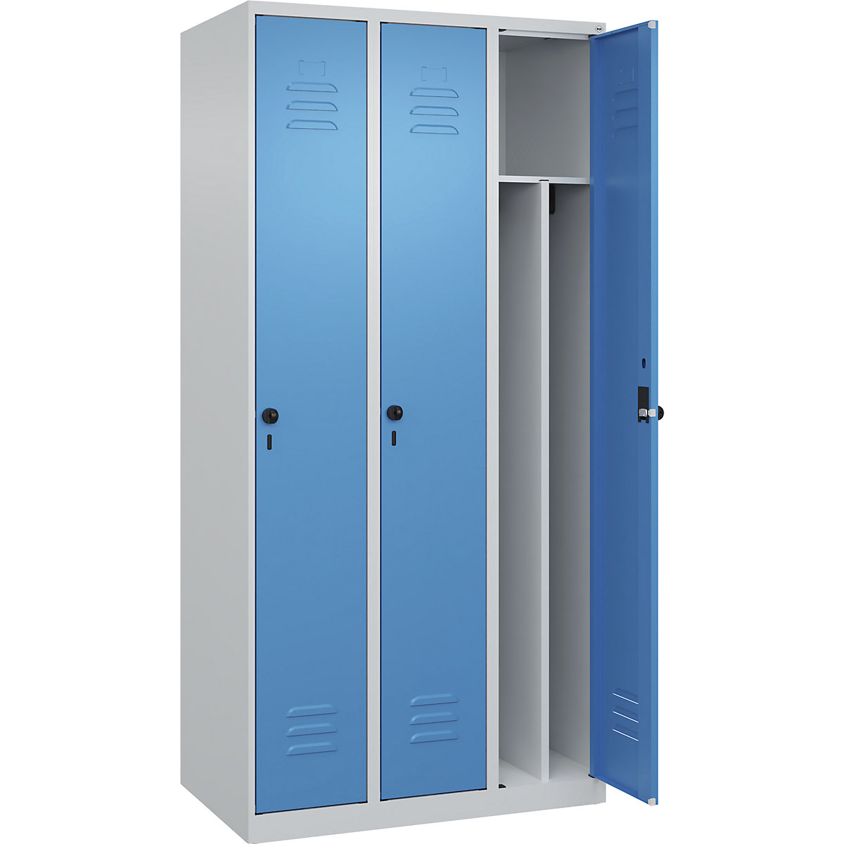 Classic PLUS clean and dirty clothes locker, narrow - C+P