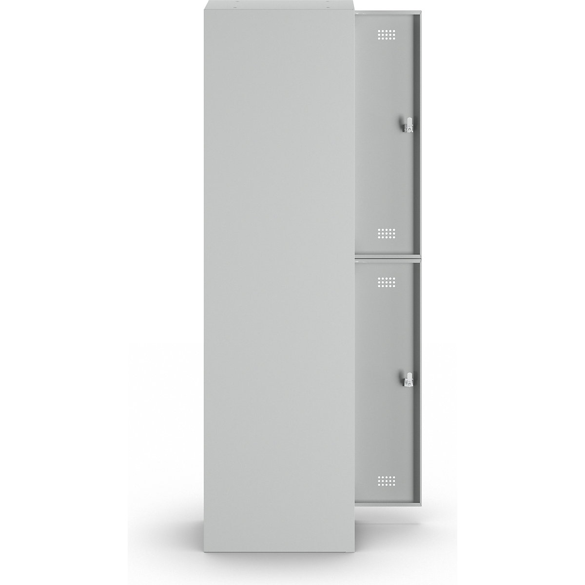 Hamburg double deck clothes locker – Wolf (Product illustration 4)-3