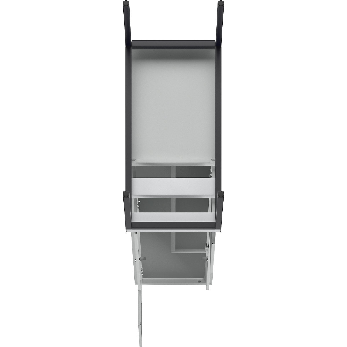 München Z locker with bench seat – Wolf (Product illustration 6)-5
