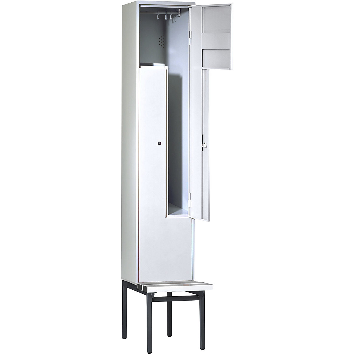 München Z locker with bench seat – Wolf (Product illustration 8)-7