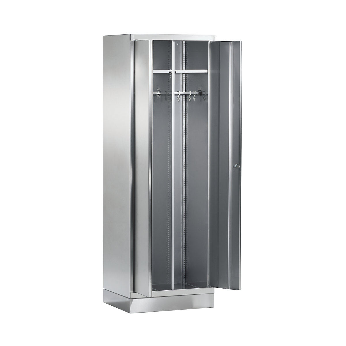 Stainless steel clean and dirty locker