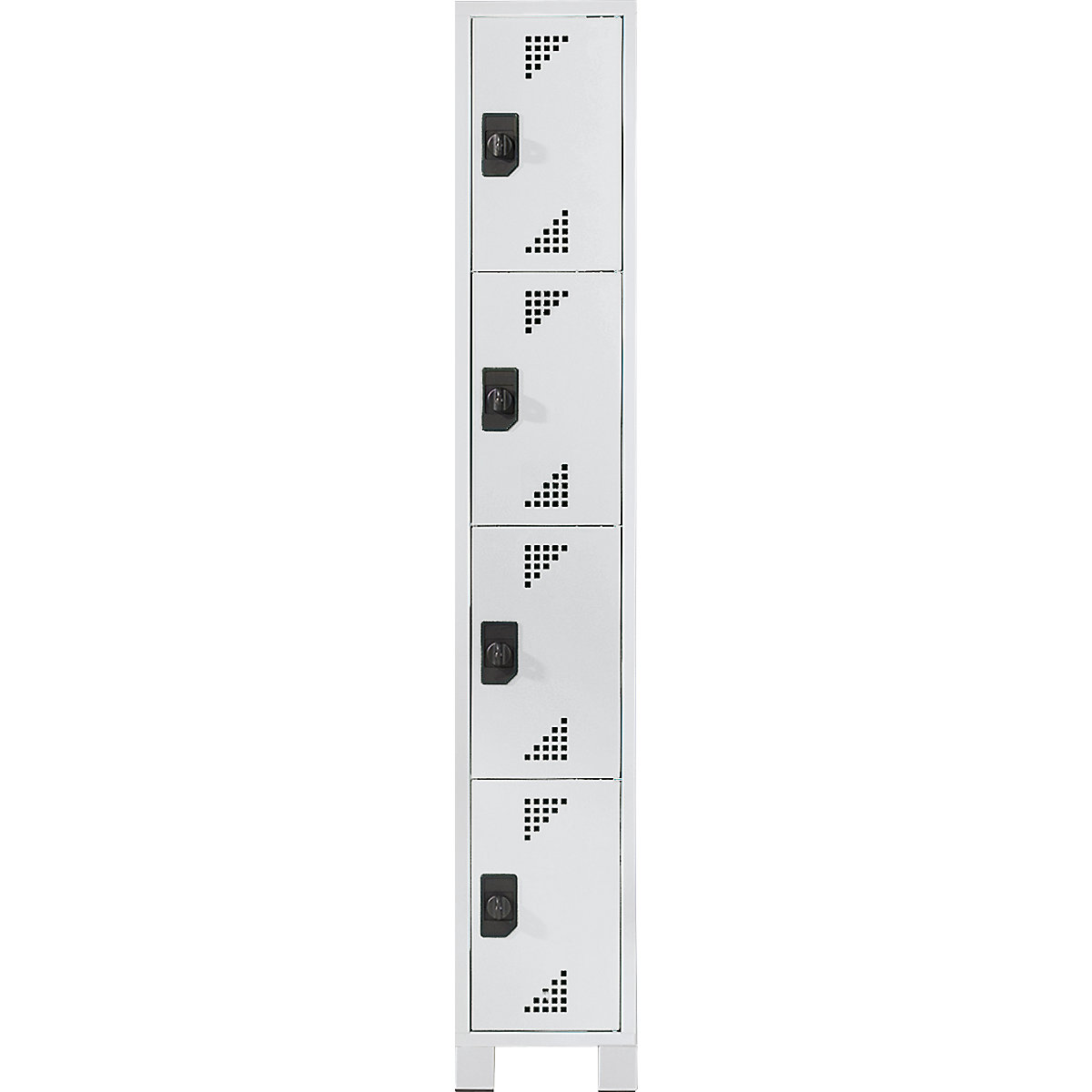 Bremen 4-fold compartment locker – eurokraft pro