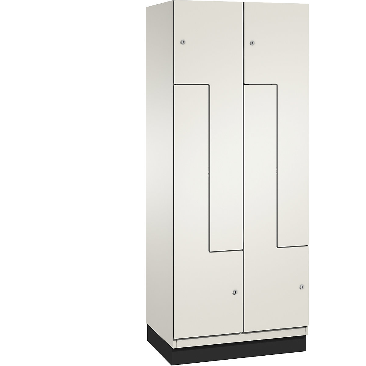 CAMBIO Z cloakroom locker unit – C+P: 2 compartments, width 800 mm |  kaiserkraft