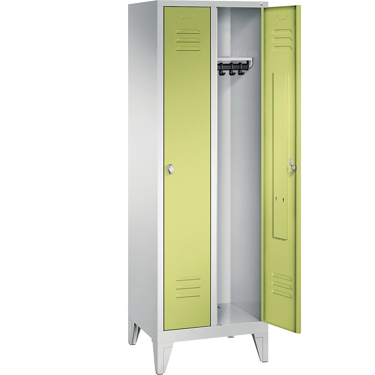 CLASSIC cloakroom locker with feet – C+P (Product illustration 17)-16