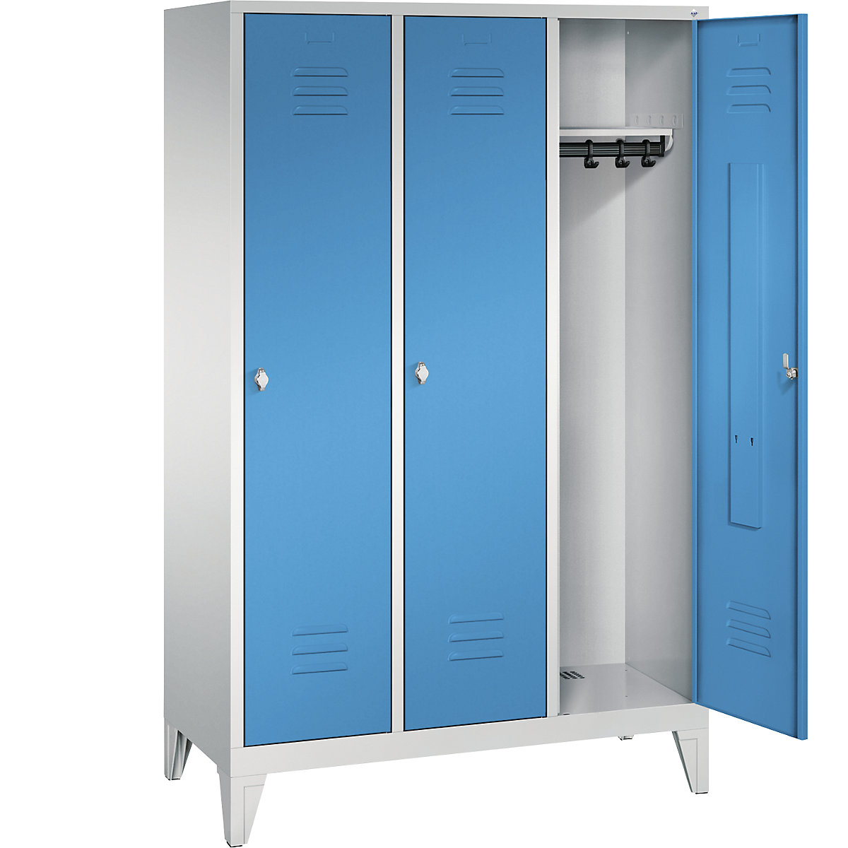 CLASSIC cloakroom locker with feet – C+P (Product illustration 28)-27