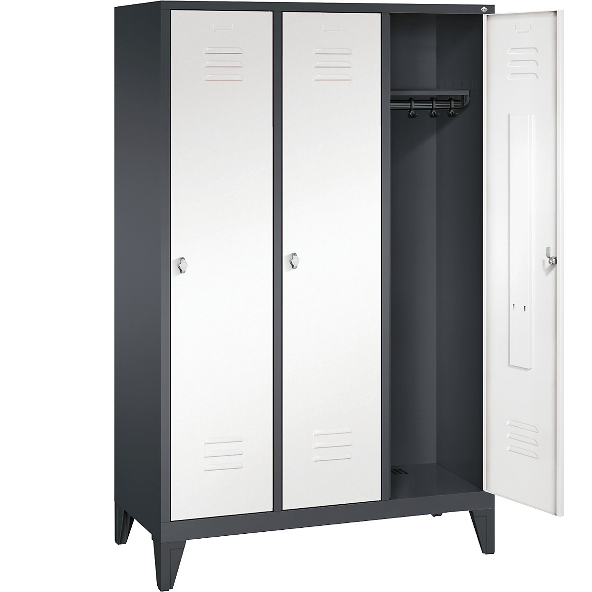 CLASSIC cloakroom locker with feet – C+P (Product illustration 17)-16