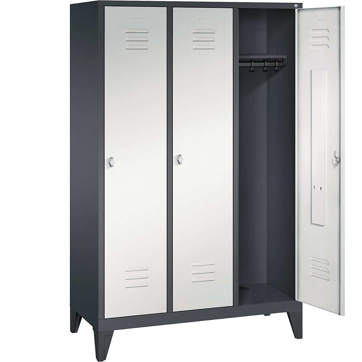 CLASSIC cloakroom locker with feet – C+P (Product illustration 25)-24