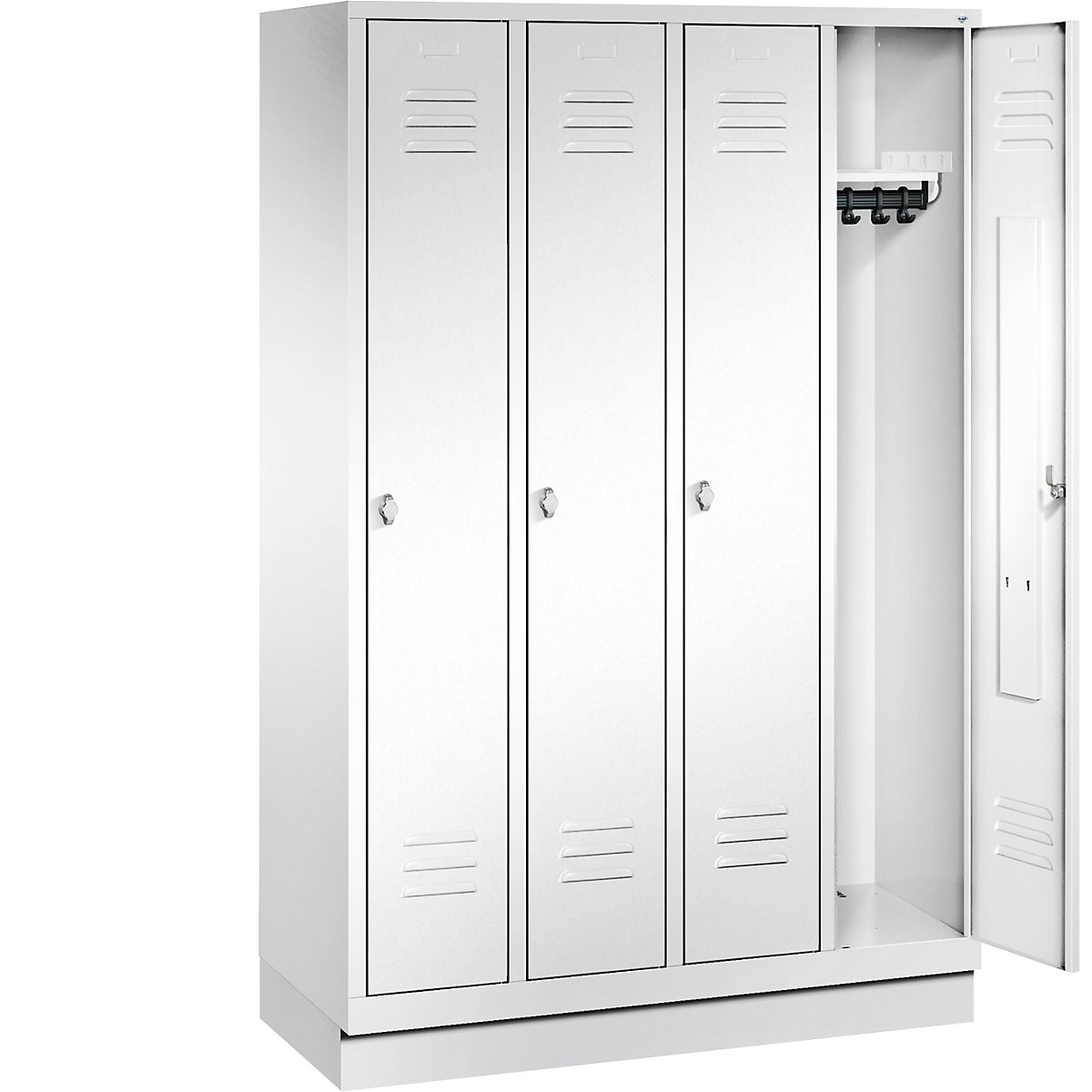 CLASSIC cloakroom locker with plinth – C+P (Product illustration 25)-24