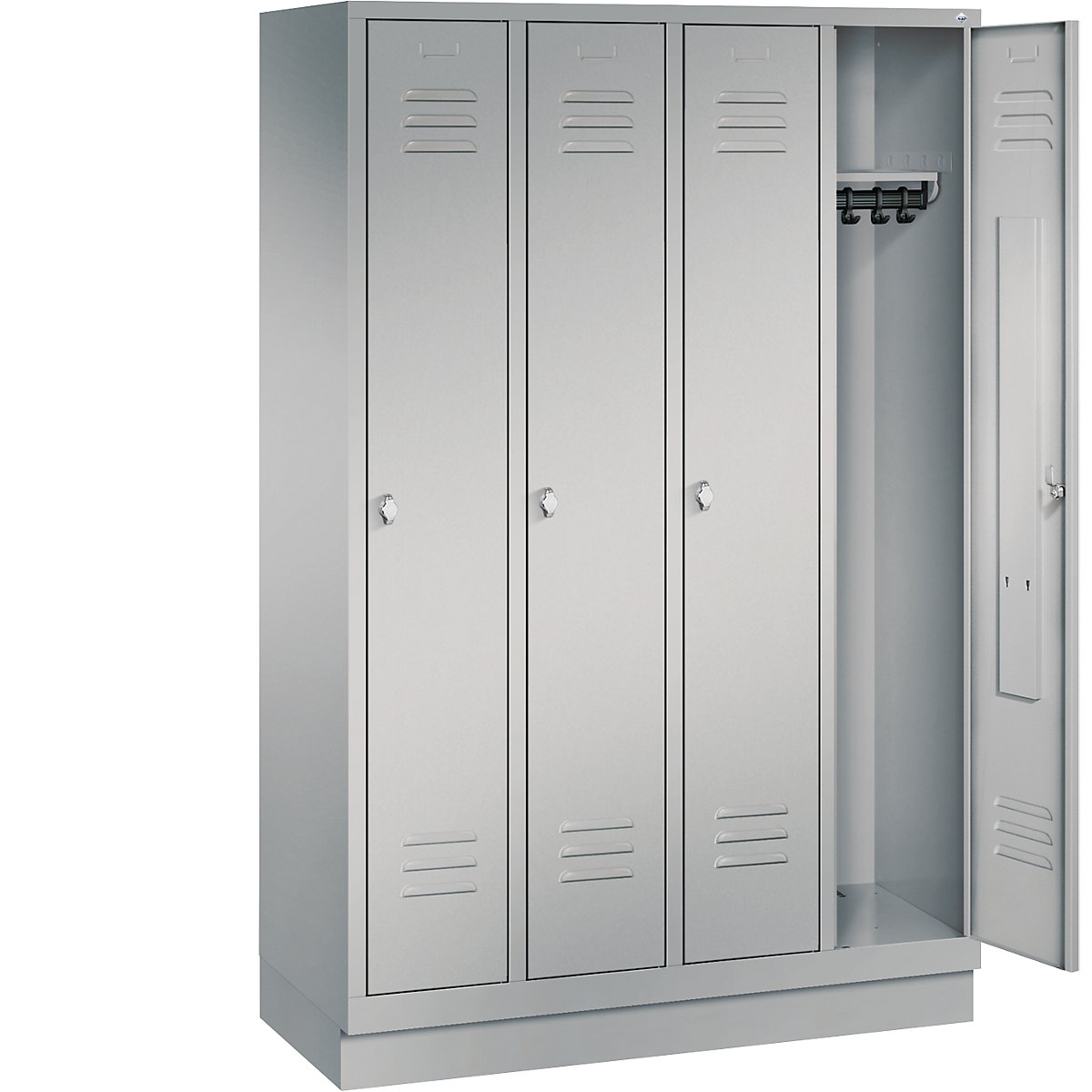 CLASSIC cloakroom locker with plinth – C+P (Product illustration 26)-25