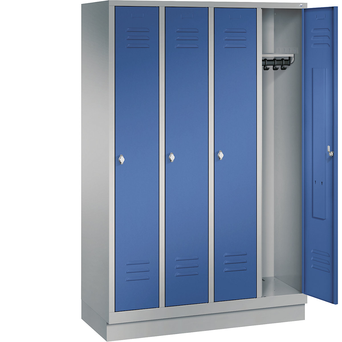 CLASSIC cloakroom locker with plinth – C+P (Product illustration 27)-26