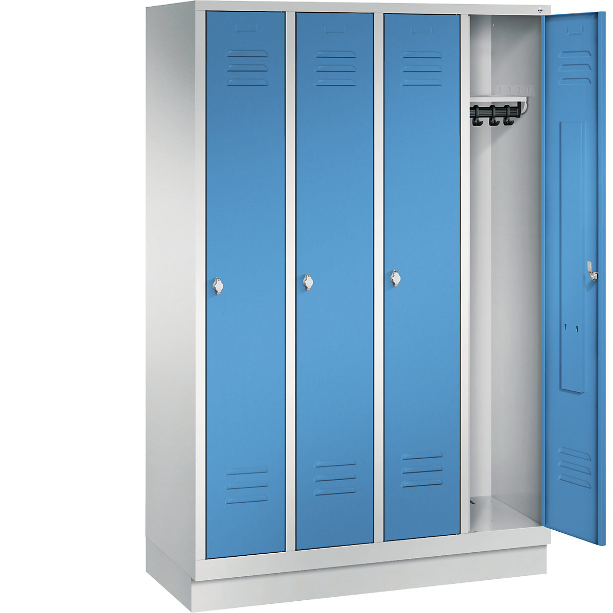 CLASSIC cloakroom locker with plinth – C+P (Product illustration 20)-19