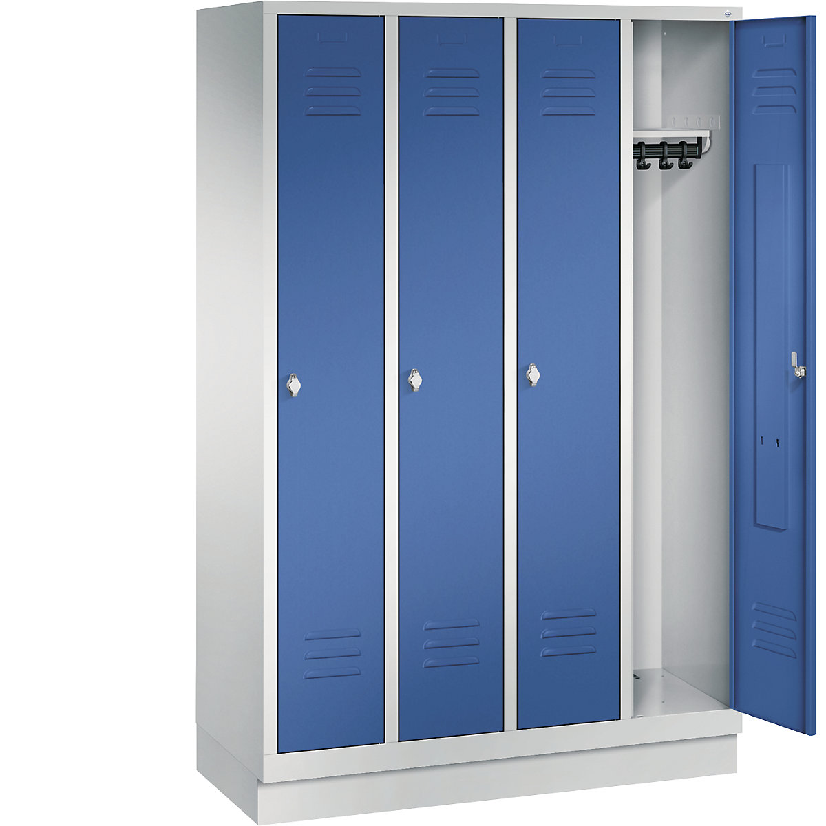 CLASSIC cloakroom locker with plinth – C+P (Product illustration 18)-17