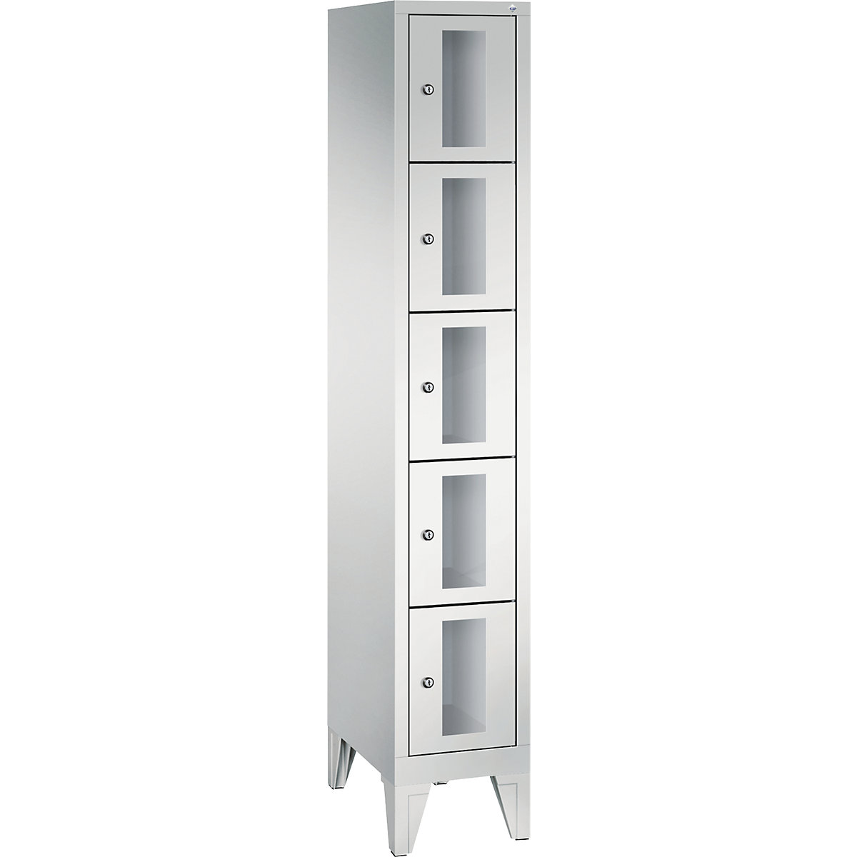 CLASSIC locker unit, compartment height 295 mm, with feet - C+P
