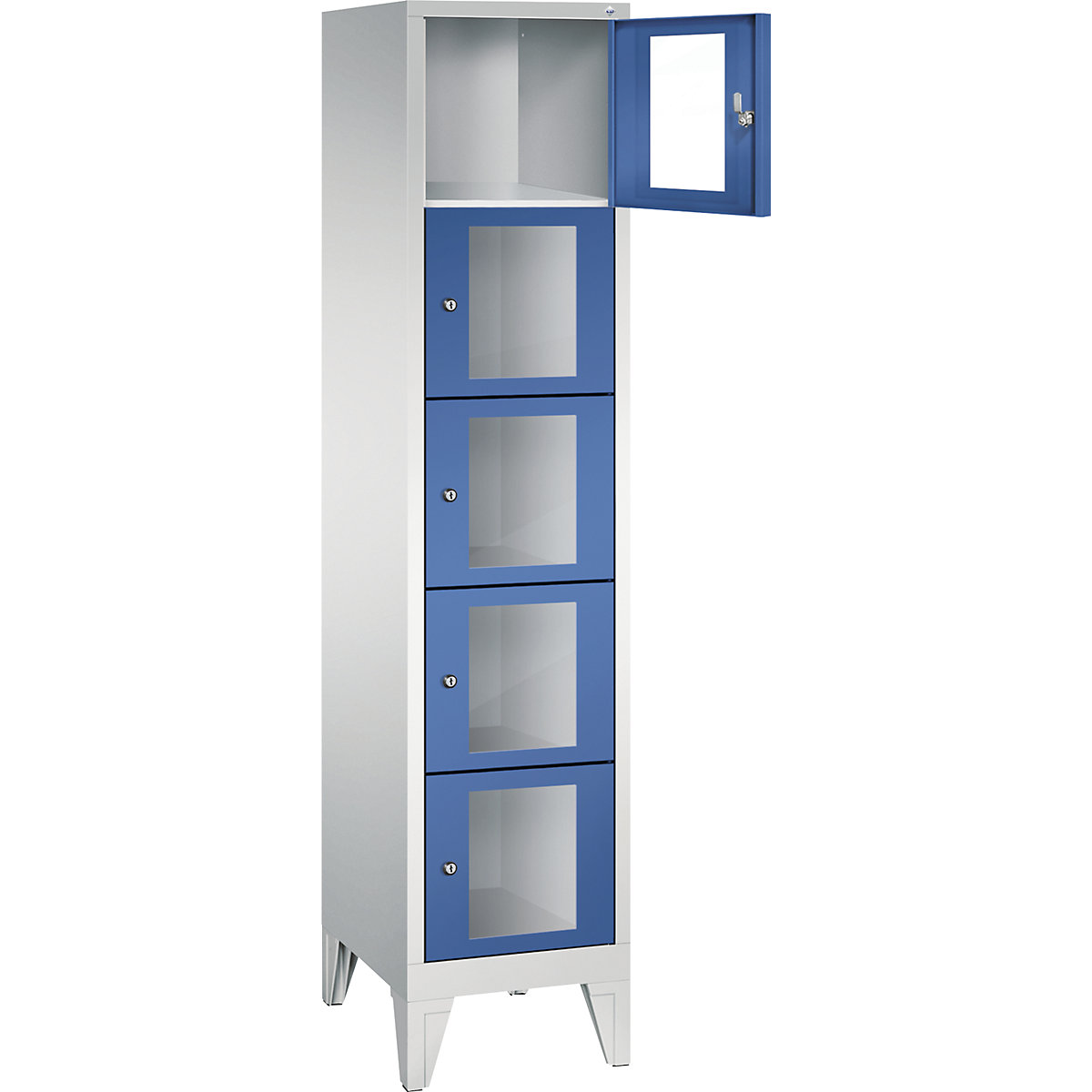 C+P – CLASSIC locker unit, compartment height 295 mm, with feet (Product illustration 12)