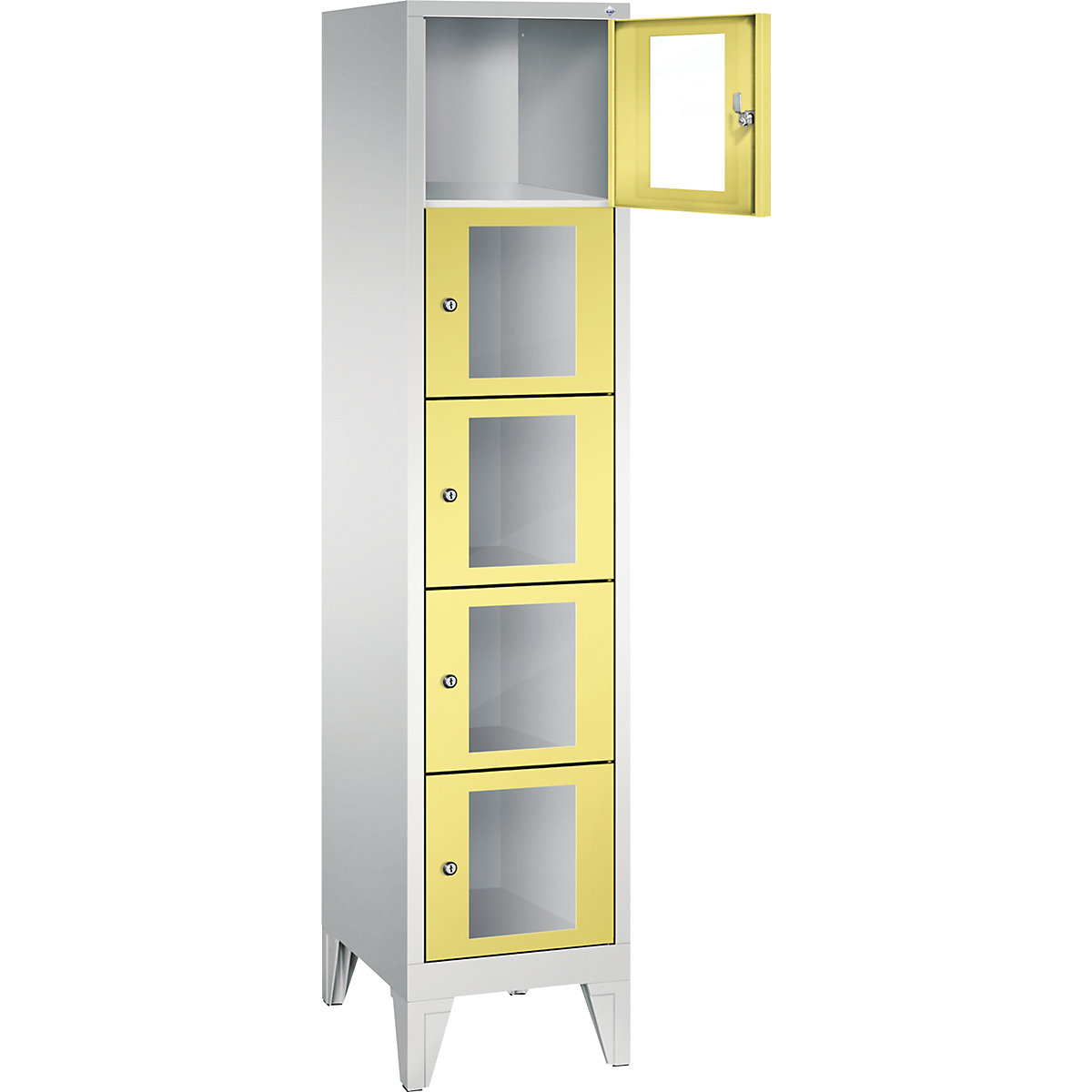 C+P – CLASSIC locker unit, compartment height 295 mm, with feet (Product illustration 9)