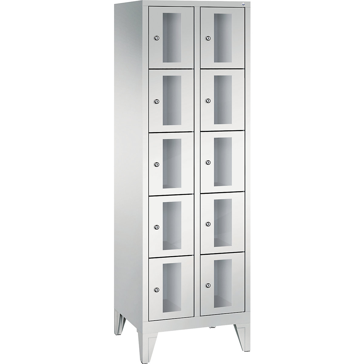 CLASSIC locker unit, compartment height 295 mm, with feet – C+P