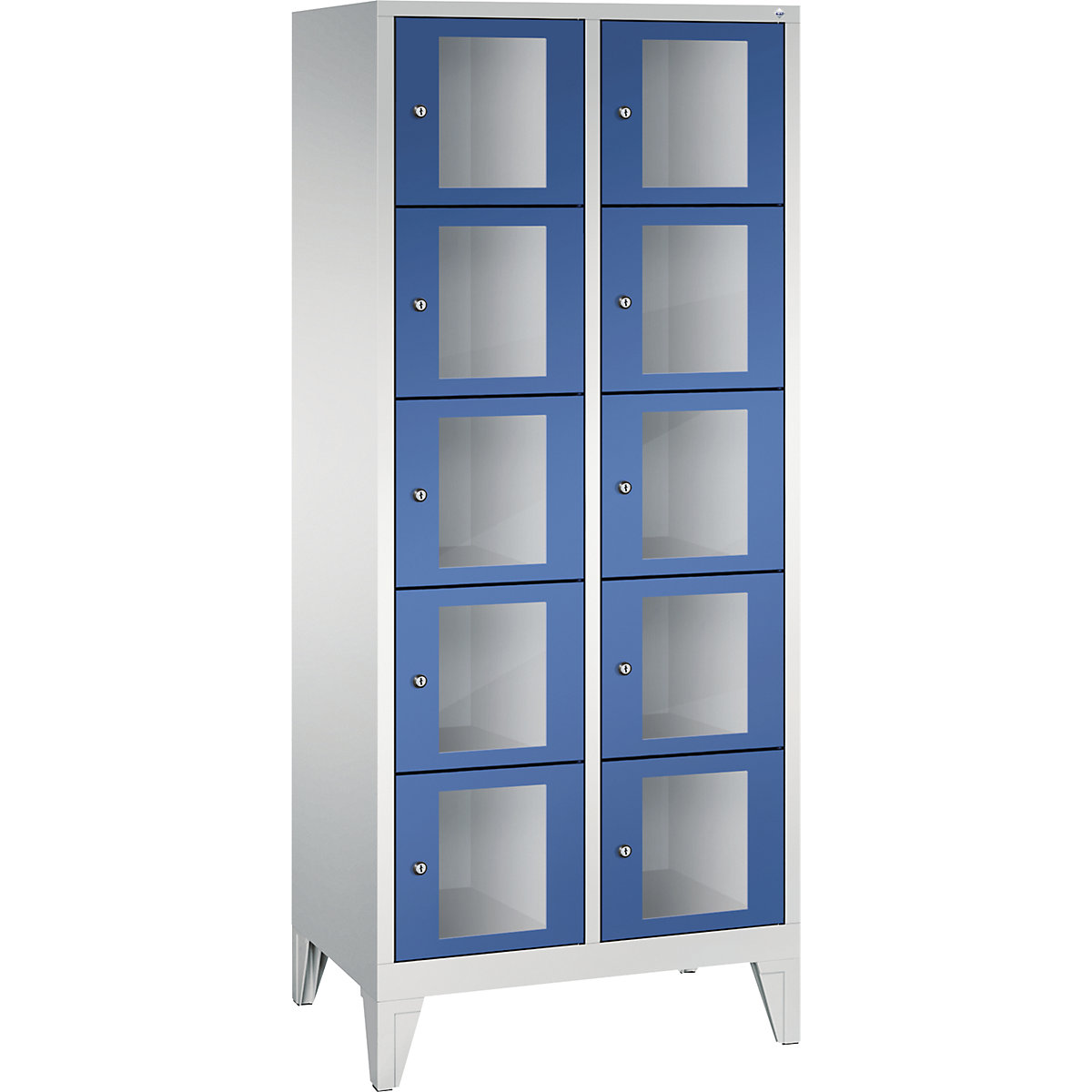 CLASSIC locker unit, compartment height 295 mm, with feet – C+P