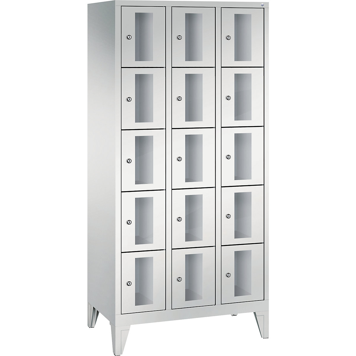 CLASSIC locker unit, compartment height 295 mm, with feet - C+P