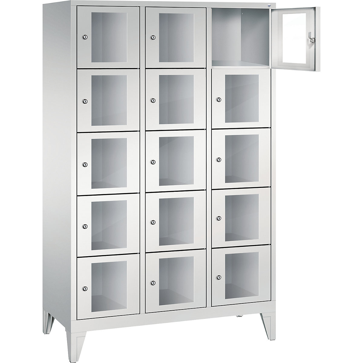 C+P – CLASSIC locker unit, compartment height 295 mm, with feet (Product illustration 13)