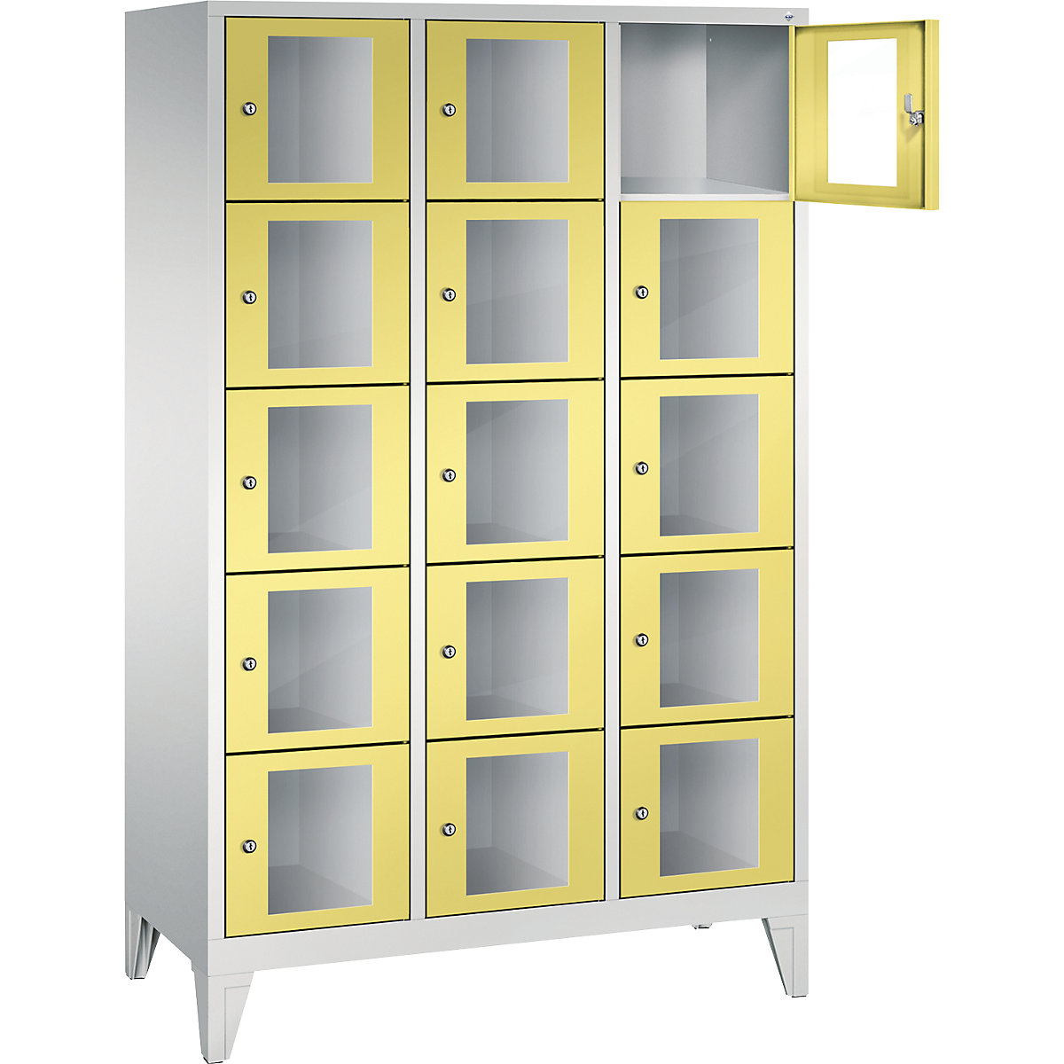 C+P – CLASSIC locker unit, compartment height 295 mm, with feet (Product illustration 12)