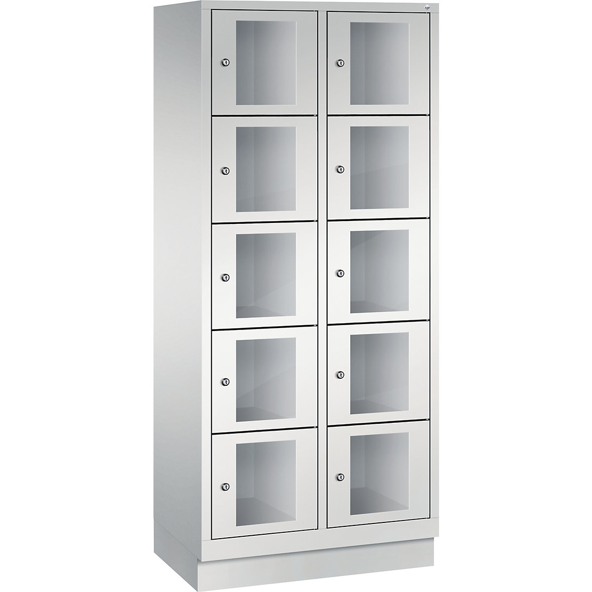 C+P – CLASSIC locker unit, compartment height 295 mm, with plinth (Product illustration 13)