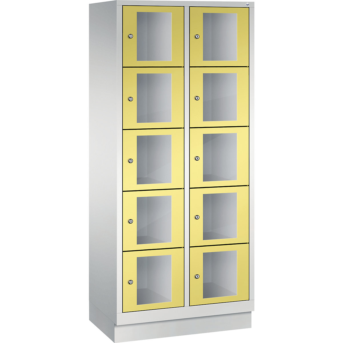 C+P – CLASSIC locker unit, compartment height 295 mm, with plinth (Product illustration 15)