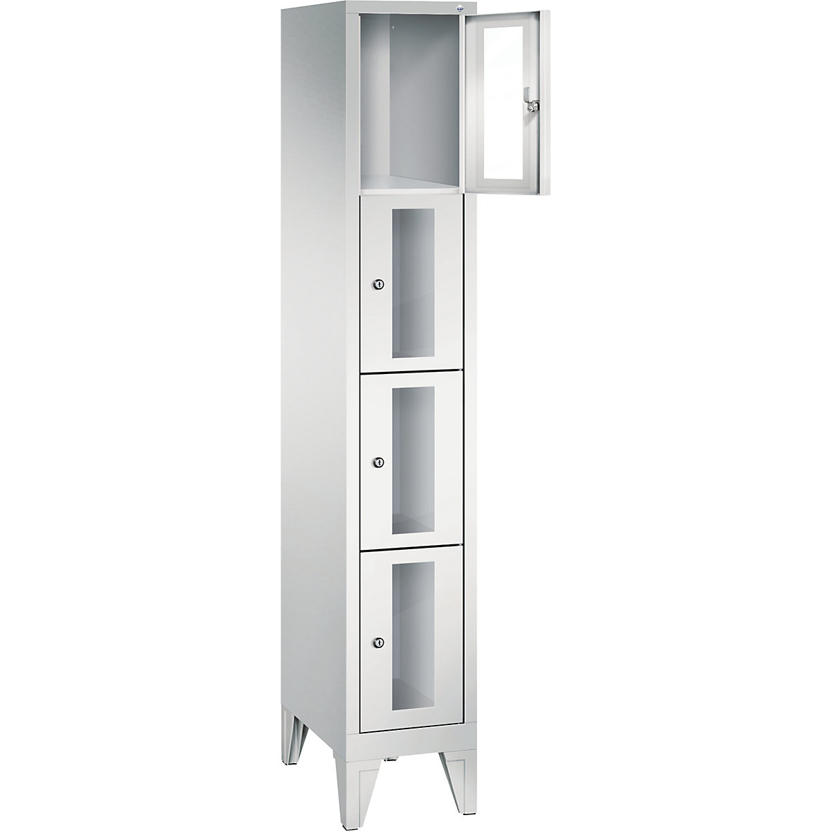 CLASSIC locker unit, compartment height 375 mm, with feet – C+P (Product illustration 13)-12