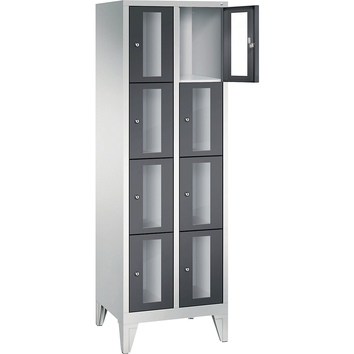C+P – CLASSIC locker unit, compartment height 375 mm, with feet (Product illustration 10)