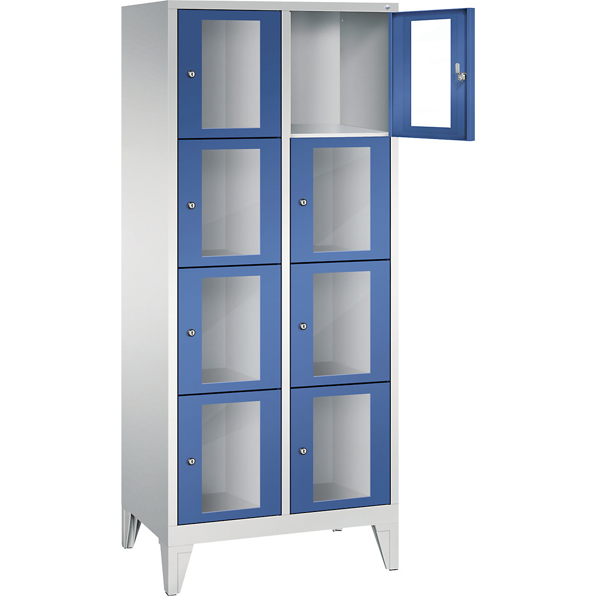 CLASSIC locker unit, compartment height 375 mm, with feet – C+P (Product illustration 12)-11