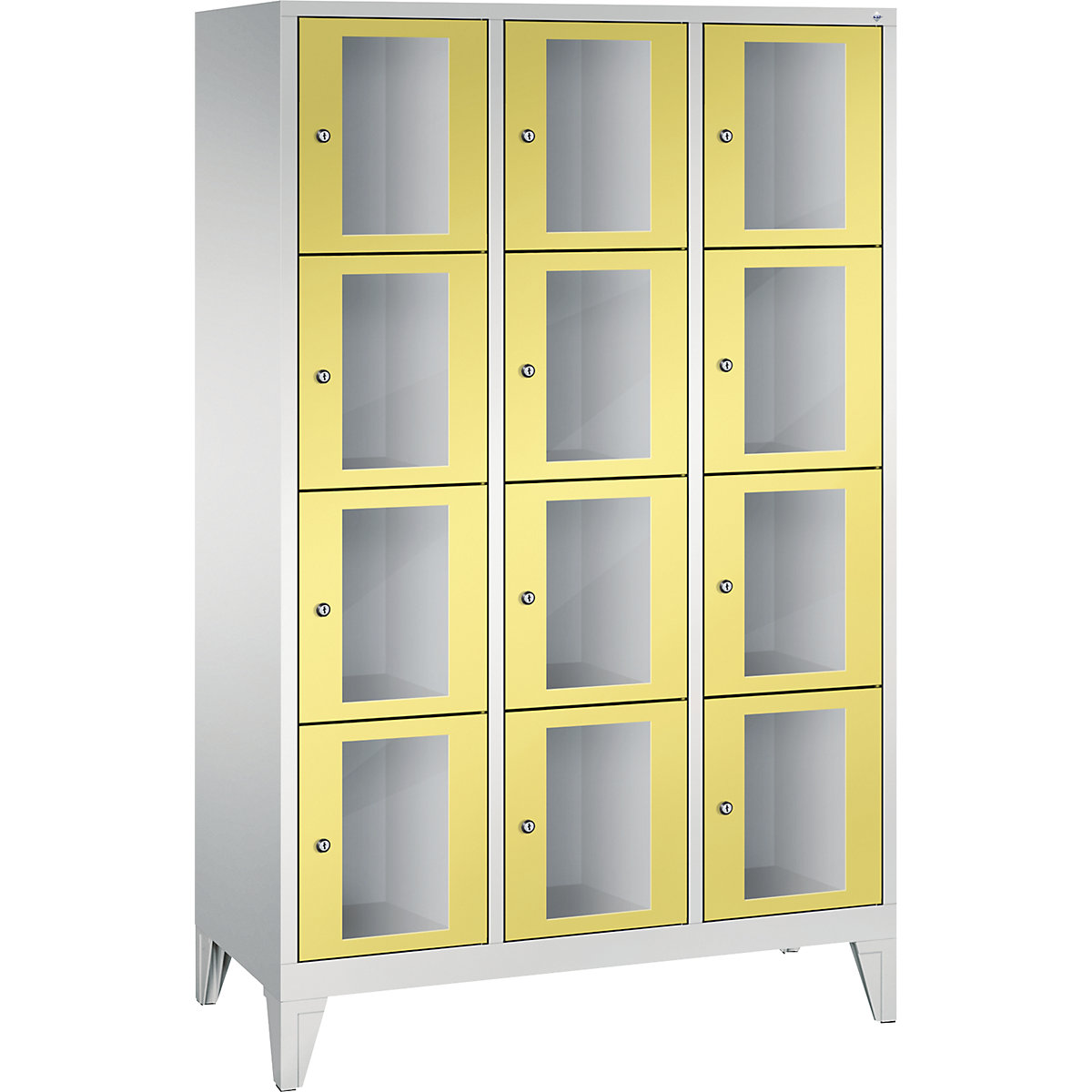 C+P – CLASSIC locker unit, compartment height 375 mm, with feet (Product illustration 14)