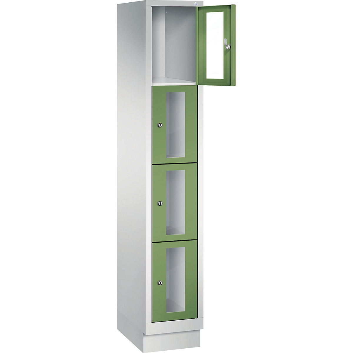 C+P – CLASSIC locker unit, compartment height 375 mm, with plinth (Product illustration 9)