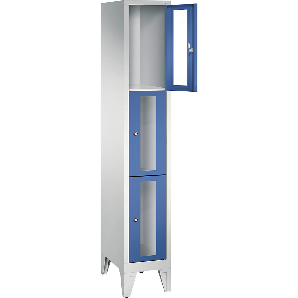 CLASSIC locker unit, compartment height 510 mm, with feet – C+P (Product illustration 11)-10