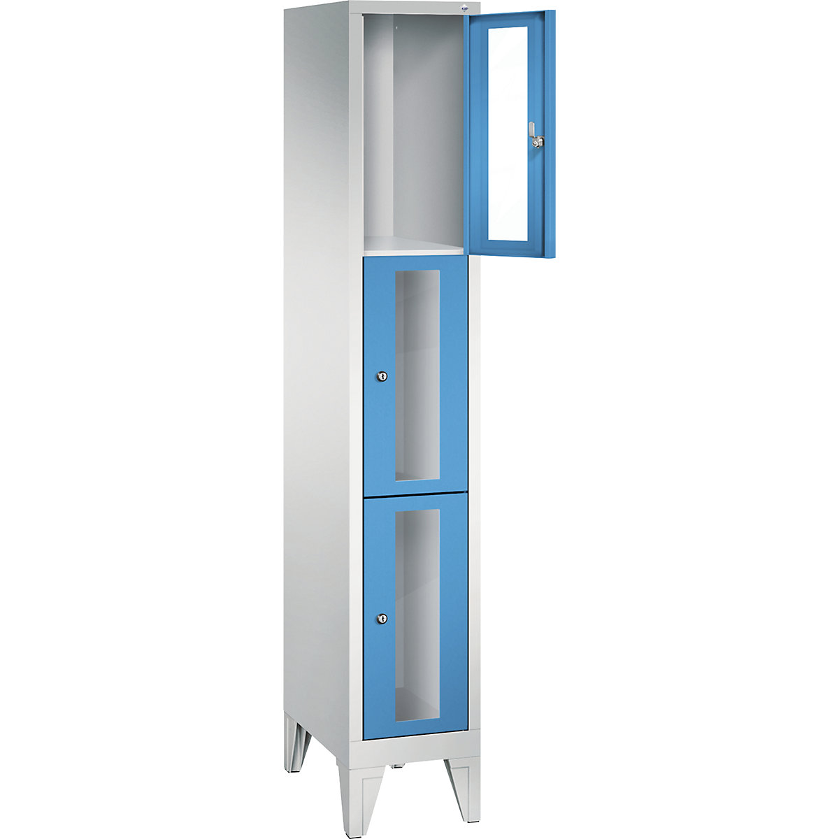 CLASSIC locker unit, compartment height 510 mm, with feet – C+P (Product illustration 15)-14