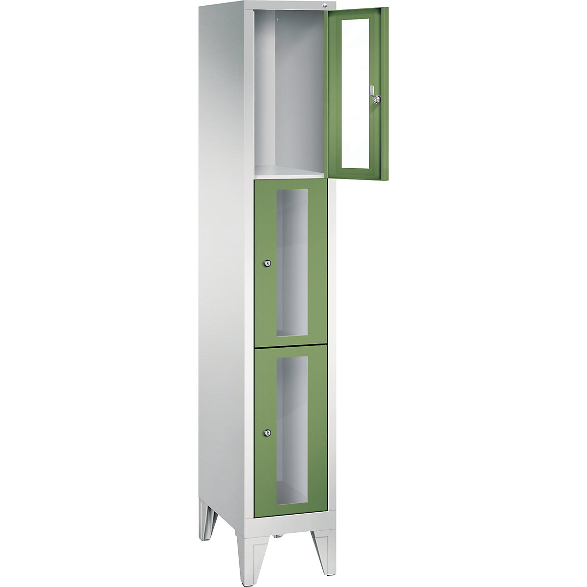 CLASSIC locker unit, compartment height 510 mm, with feet – C+P (Product illustration 12)-11