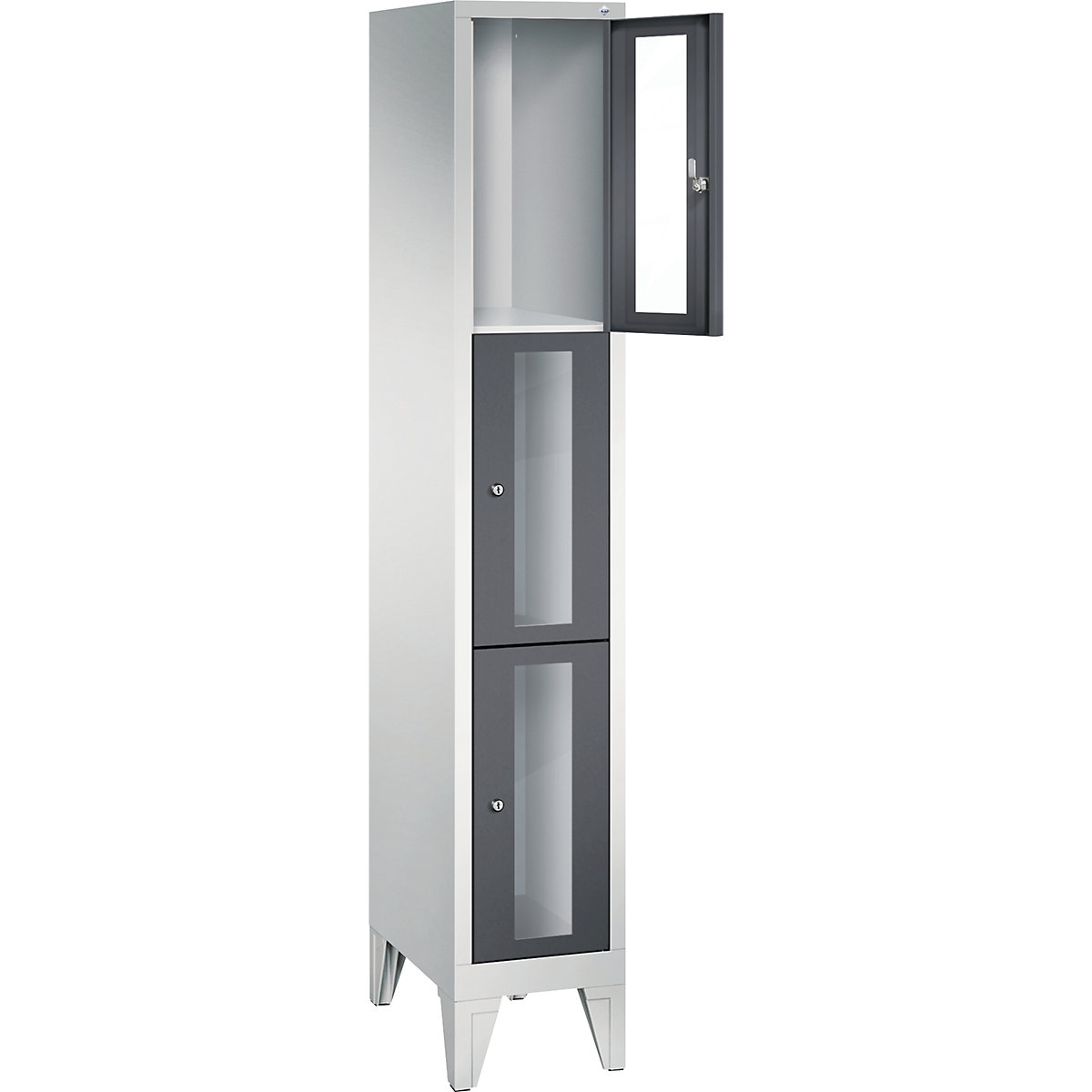 CLASSIC locker unit, compartment height 510 mm, with feet – C+P (Product illustration 16)-15