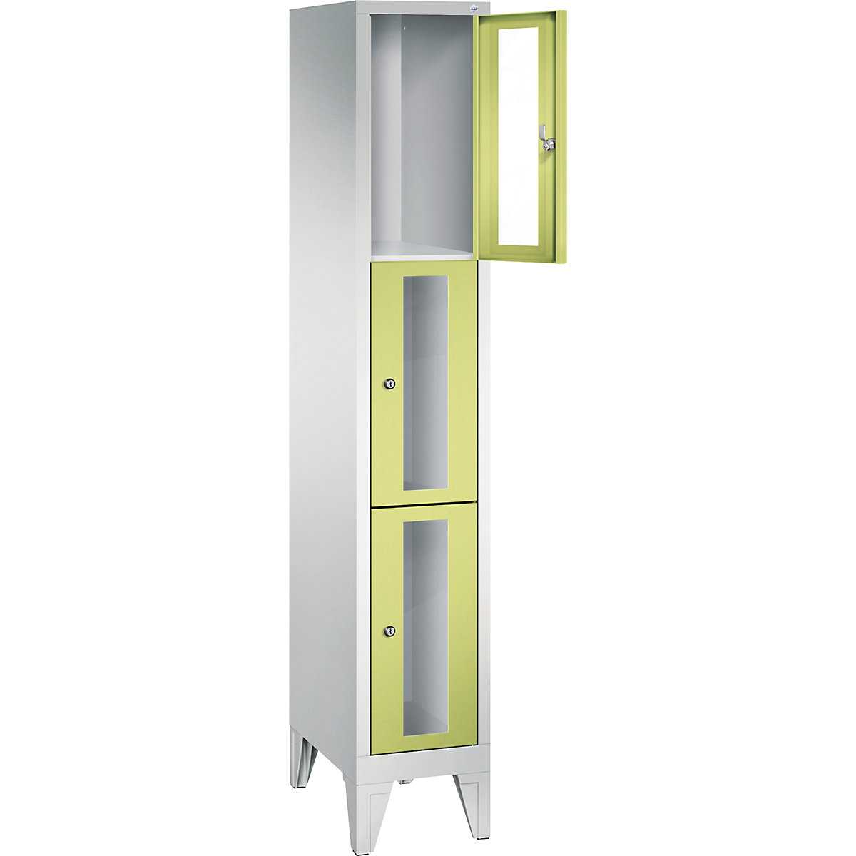 CLASSIC locker unit, compartment height 510 mm, with feet – C+P (Product illustration 13)-12