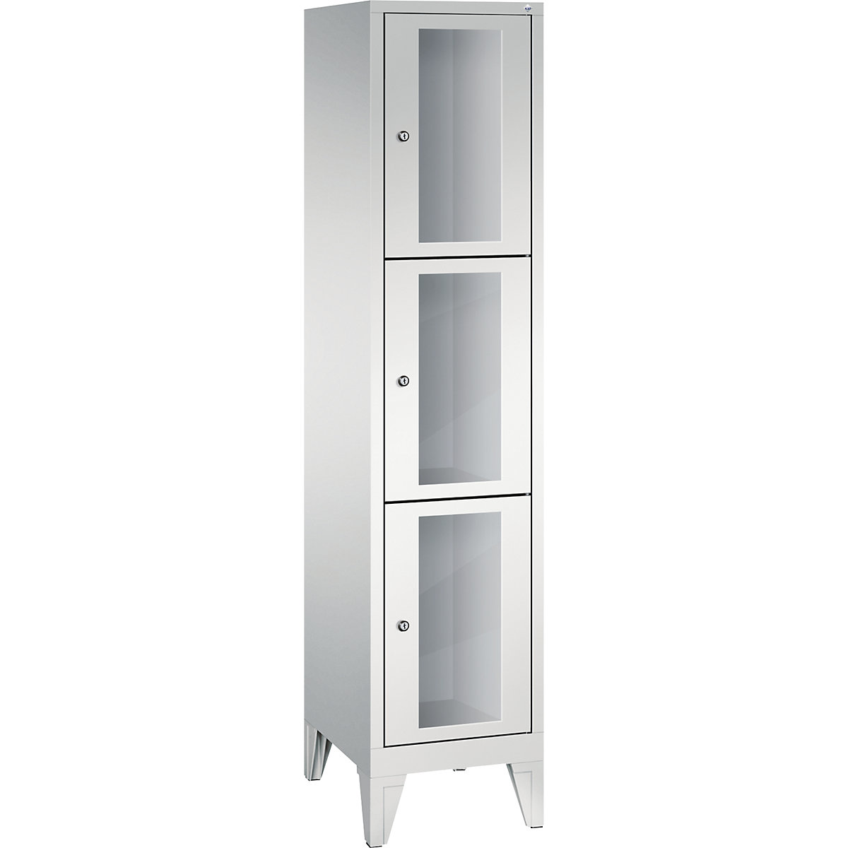 CLASSIC locker unit, compartment height 510 mm, with feet - C+P