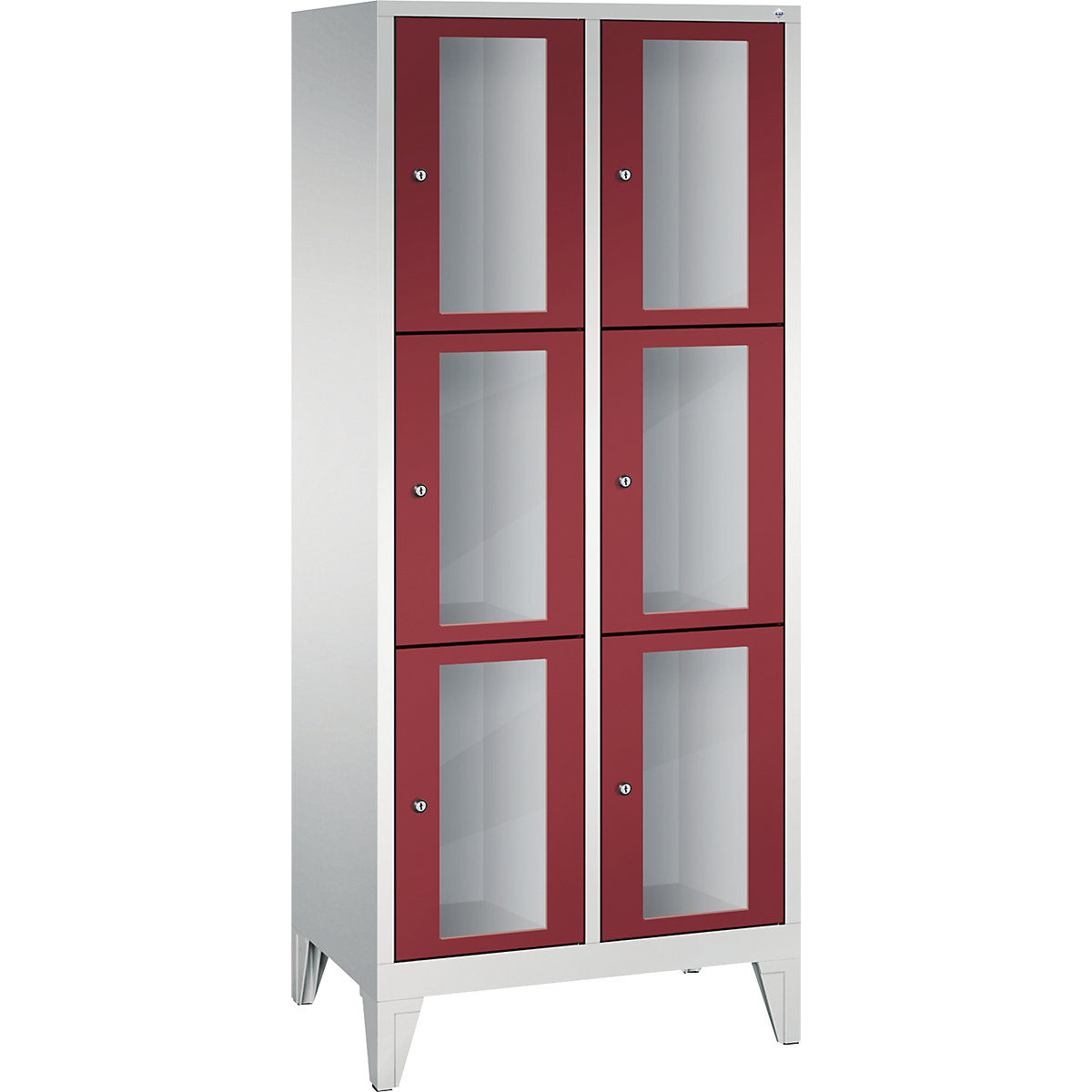 C+P – CLASSIC locker unit, compartment height 510 mm, with feet (Product illustration 9)