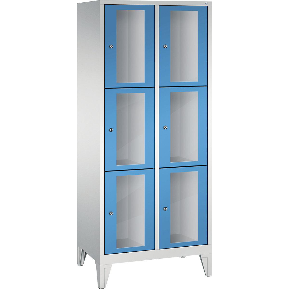 C+P – CLASSIC locker unit, compartment height 510 mm, with feet (Product illustration 10)