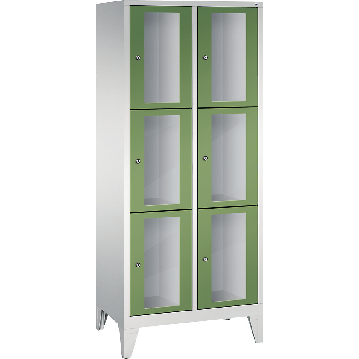 C+P – CLASSIC locker unit, compartment height 510 mm, with feet (Product illustration 11)