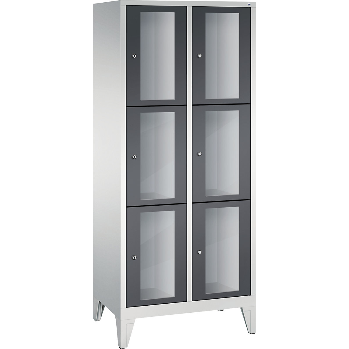 C+P – CLASSIC locker unit, compartment height 510 mm, with feet (Product illustration 15)