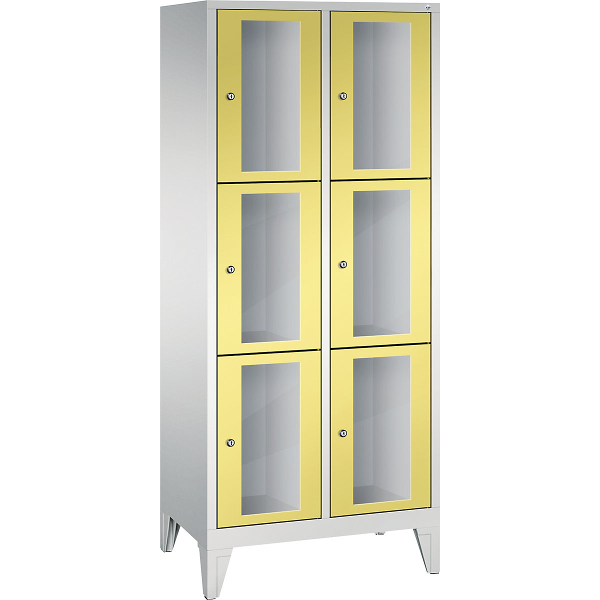 C+P – CLASSIC locker unit, compartment height 510 mm, with feet (Product illustration 16)